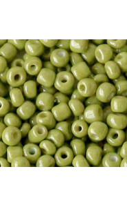 Seed beads 6/0 (4mm) Blooming grove green